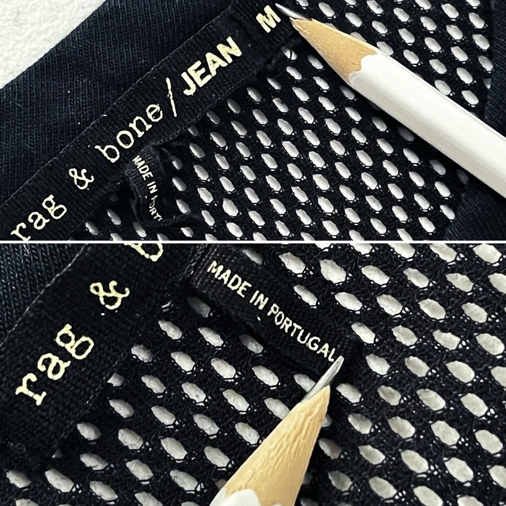 Rag & Bone Marlo Paneled Tank Mesh Sleeveless Top Black Women's Size Medium M - Picture 5 of 7